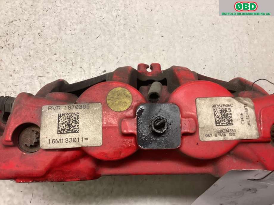 Bremsecaliper høyre foran til Porsche Boxster/Cayman 2016-->> (982) (982) (PORSCHE|982 615 124 C|)