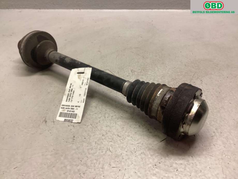 Drivaksel høyre bak til Audi A4 2007-2014 (Type IV) (B8) (B8) (AUDI|8K0 501 204 L||8K0501204L)