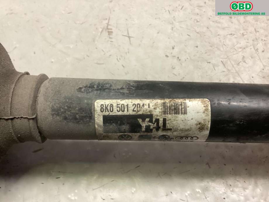 Drivaksel høyre bak til Audi A4 2007-2014 (Type IV) (B8) (B8) (AUDI|8K0 501 204 L||8K0501204L)