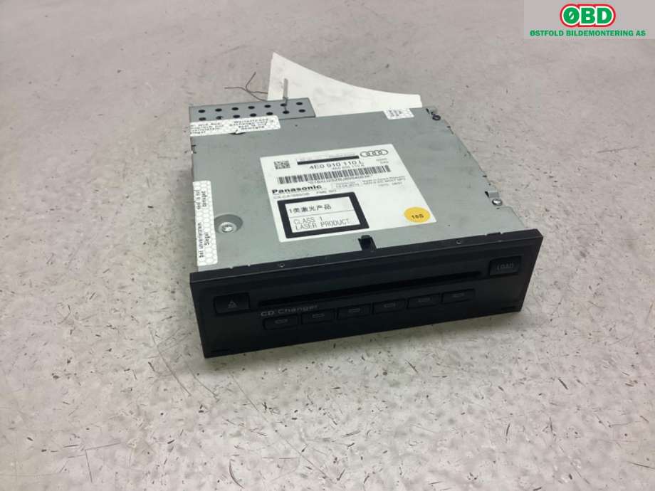 Bilstereo CD-veksler til Audi A4 2007-2014 (Type IV) (B8) (B8) (AUDI||4E0910110L)