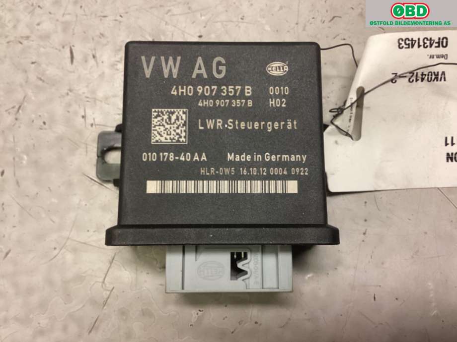 Styreenhet diverse til Audi A4 2007-2014 (Type IV) (B8) (B8) (AUDI|8H0 907 357 A||4H0907357B)