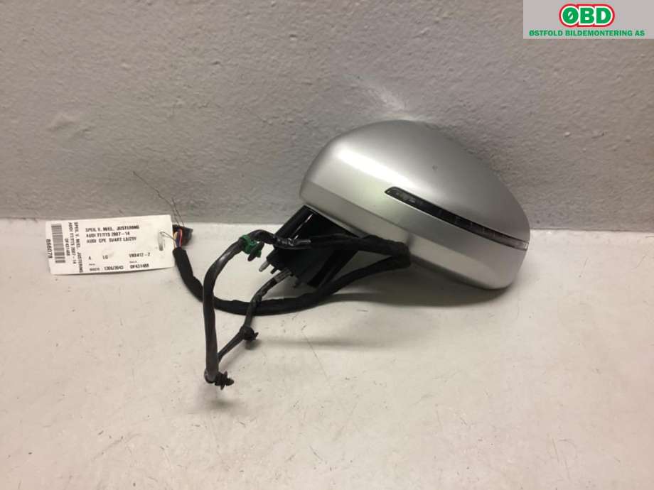 Speil venstre til Audi TT 2006-2014 (Type II) (AUDI TT RS Coupe 8J 4wd|8J0 857 501 C|8J0 857 502 C|)