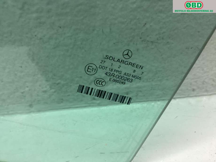 Siderute venstre bak til Mercedes S-Klasse 2005-2013 (W221) (W221) (MERCEDES|A 221 730 01 18|)