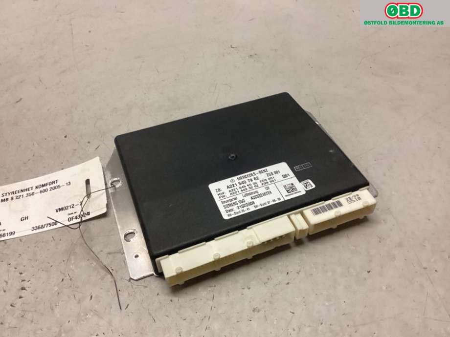 Styreenhet comfort (BCM) til Mercedes S-Klasse 2005-2013 (W221) (W221) (MERCEDES|A 221 540 79 62||2215407962)