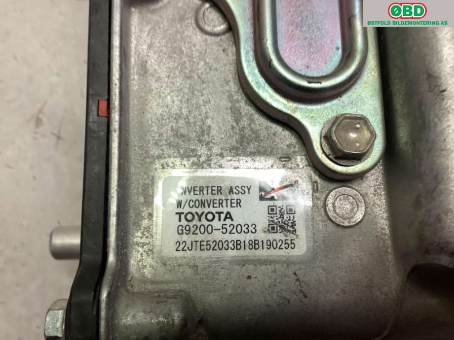 DCDC converter hybrid til Toyota Yaris 2014-2020 (Type III, Fase 2)  (TOYOTA YARIS HYBRID|G920059047|G920052033)