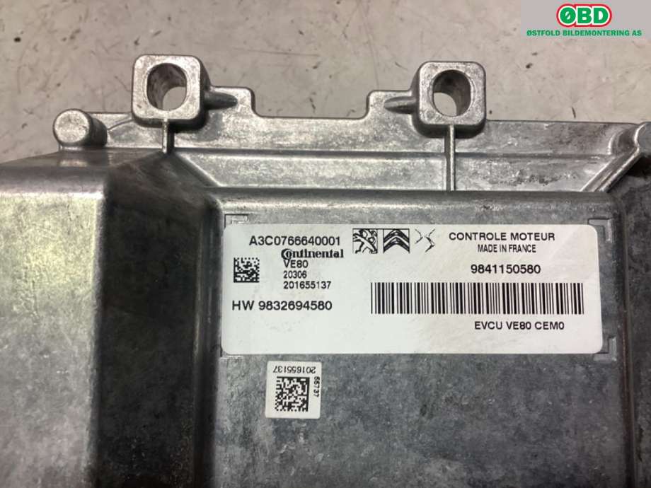 Styreenhet diverse til Peugeot 2008 2019-->> (Type II)  (PEUGEOT EL|16 756 591 80|)