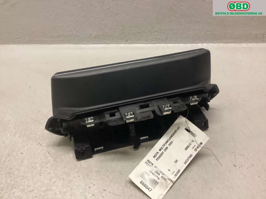Multimedia display (MCU - Media Controller Unit) til Peugeot 2008 2019-->> (Type II)  (PEUGEOT EL|98 381 296 80||9838129680)