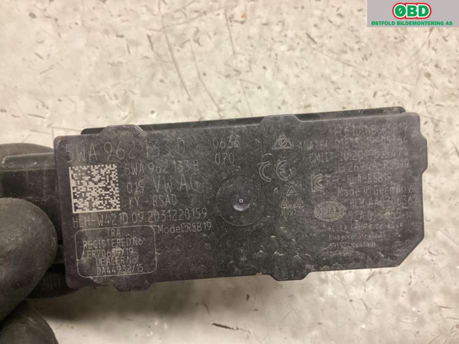 Sensor radar til VW ID.3 2020-->>  (VOLKSWAGEN|5WA 962 133 D|)