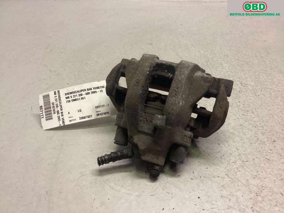 Bremsecaliper venstre bak til Mercedes S-Klasse 2005-2013 (W221) (W221) (MERCEDES|A 221 423 01 81|)