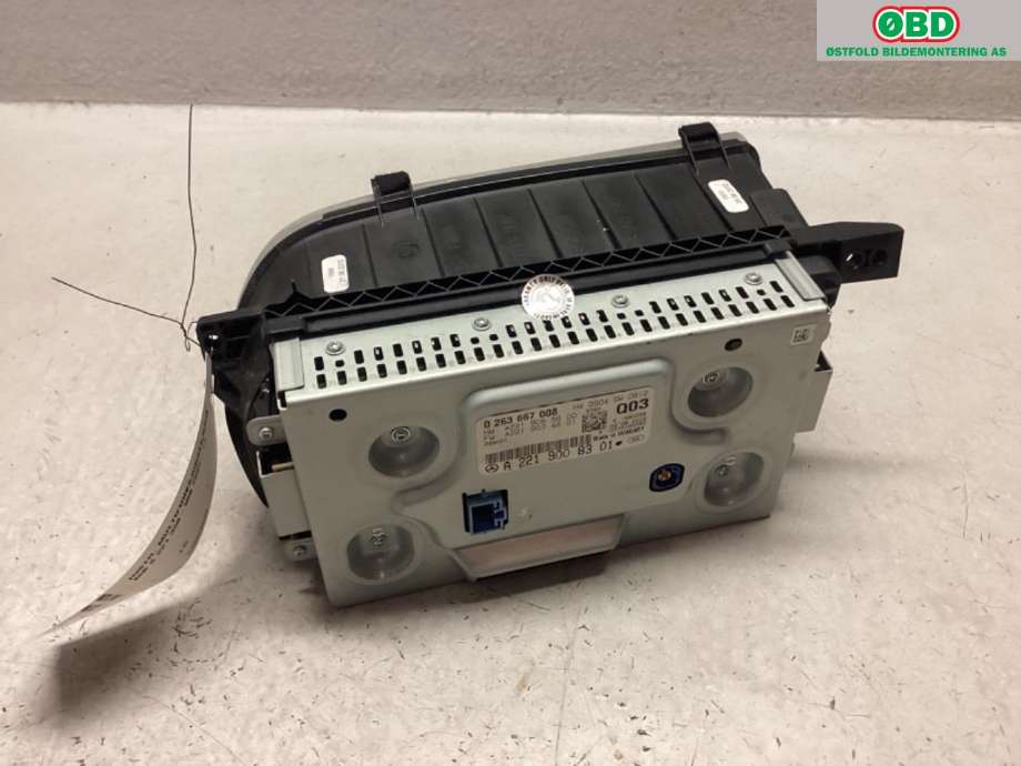 Instrument kjørecomputer til Mercedes S-Klasse 2005-2013 (W221) (W221) (MERCEDES|A 221 900 83 01||2219008301)