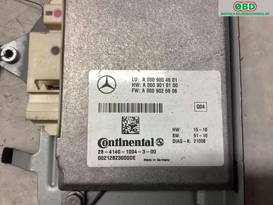 Styreenhet cruisekontroll til Mercedes S-Klasse 2005-2013 (W221) (W221) (MERCEDES|A 000 900 46 01||0009004601)