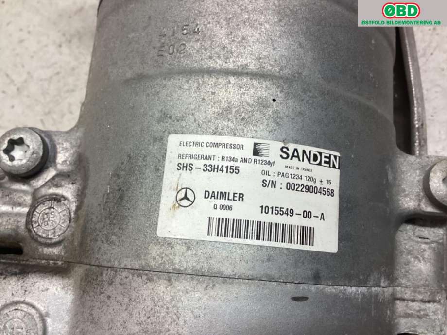 Aircondition kompressor til Mercedes B-Klasse 2011-2018 (W246) (W246) (MERCEDES|A 003 230 51 11|)