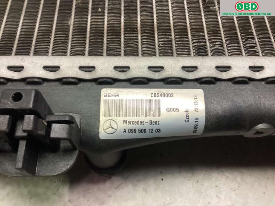 Radiator (automat gir) til Mercedes B-Klasse 2011-2018 (W246) (W246) (MERCEDES|A 246 500 12 03|)