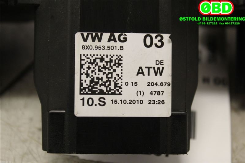 Bryter combi til Audi A1 2010-2014 (Type I, Fase 1)  (AUDI|8X0953502||8X0953501B)