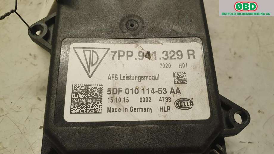 Styreenhet xenon/ballast til Porsche Cayenne 2010-2017 (92A) (92A) (PORSCHE|7PP 941 329 N||7PP941329R)