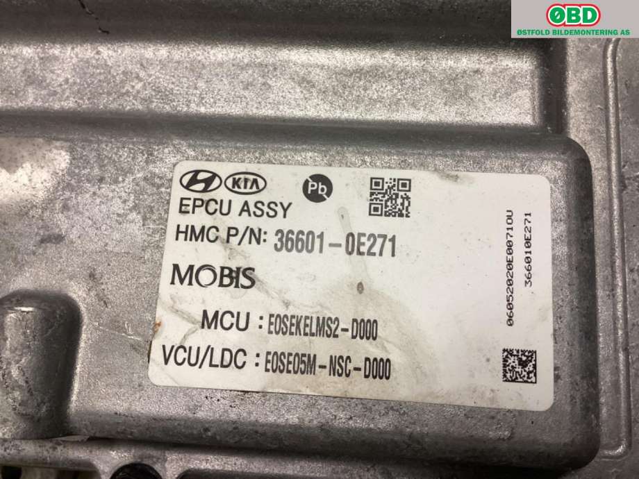 Inverter elbil til Hyundai Kona 2017-2021 (Type I, Fase 1)  (HYUNDAI|366010E271|)