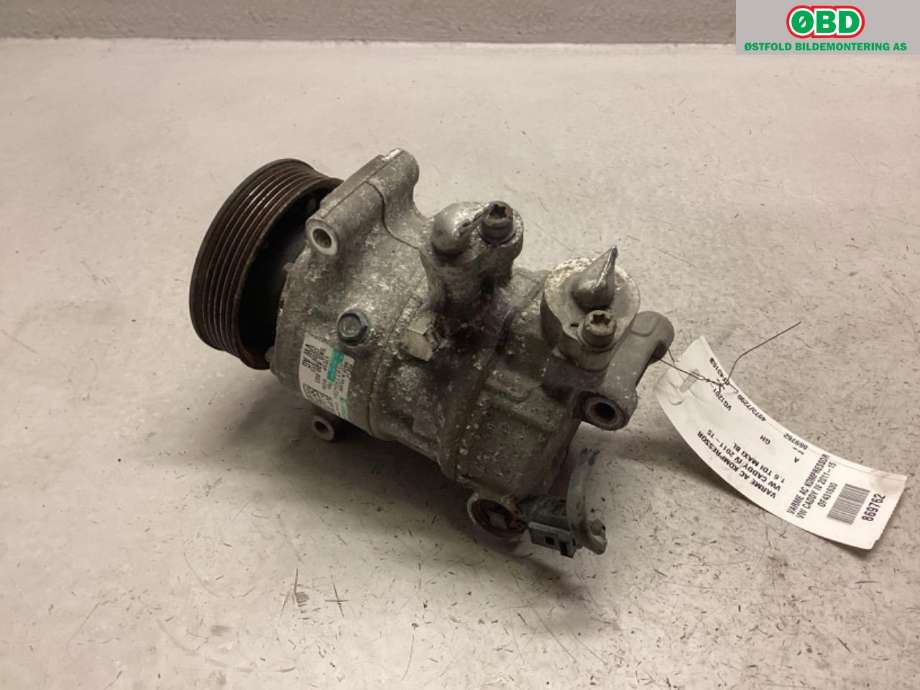 Aircondition kompressor til VW Caddy 2010-2015 (Type III, Fase 2)  (VOLKSWAGEN|5K0 820 803|)