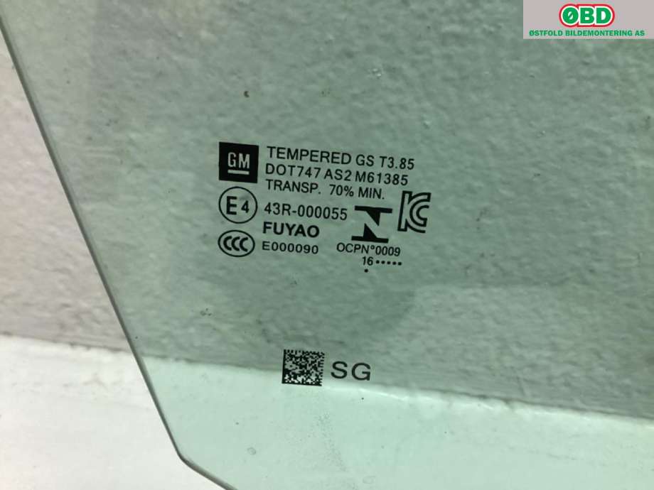 Siderute høyre foran til Opel Astra K 2015-->>  (OPEL|13412496|)