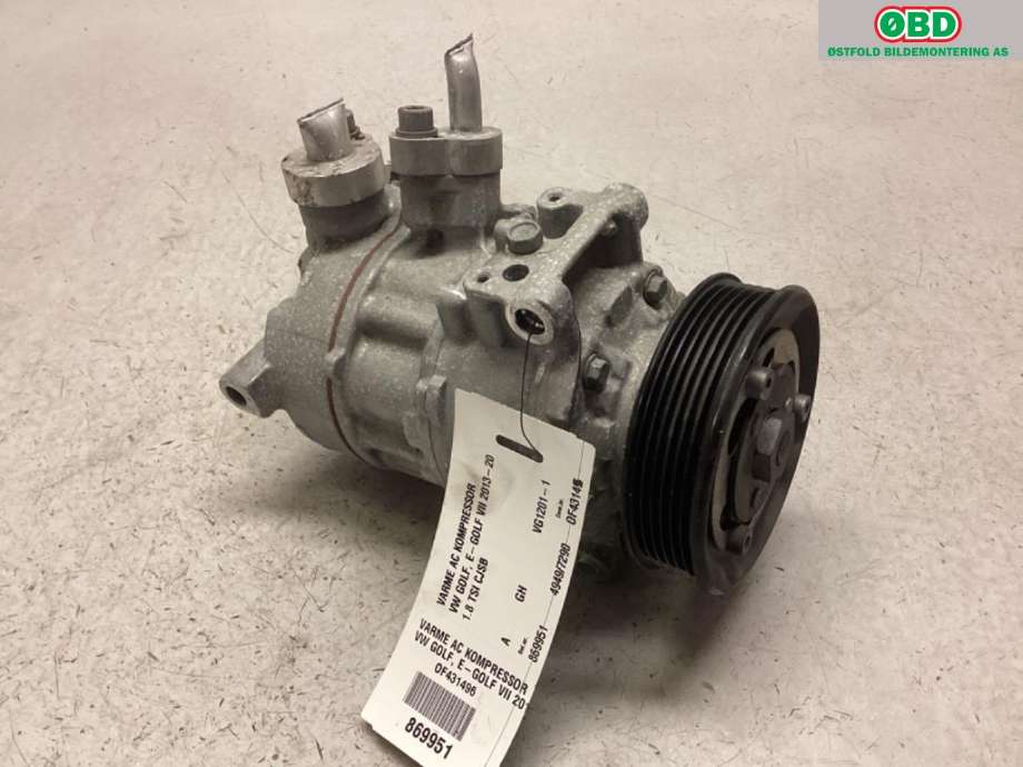 Aircondition kompressor til VW Golf VII 2017-2020 (Fase 2) (VOLKSWAGEN|5Q0 816 803||5Q0816803)