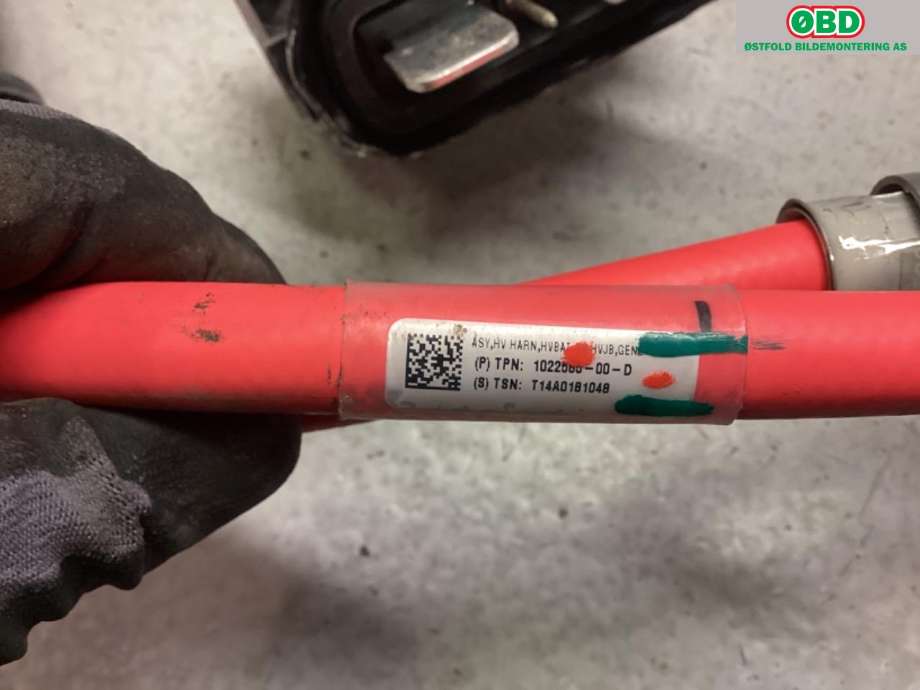 Kabel høy volt (HV) hybrid til Tesla Model S 2013-2016 (Fase 1)  (TESLA|1022565-00-B||1022565-00-D)