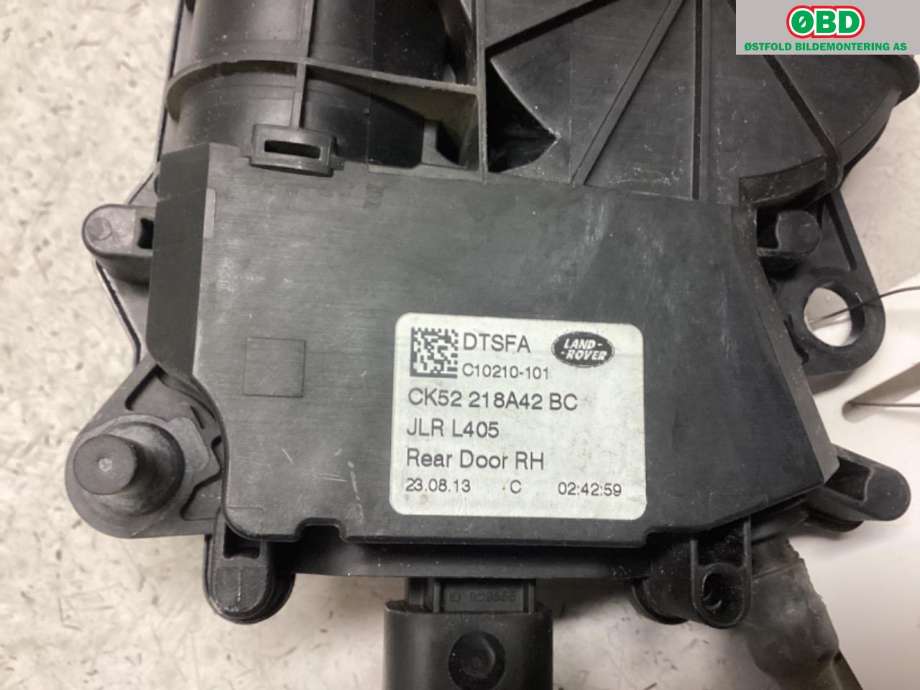Låsekasse høyre bak til Land Rover Range Rover 2013-->> (Type IV)  (LAND-ROVER|LR038298|LR108981|)