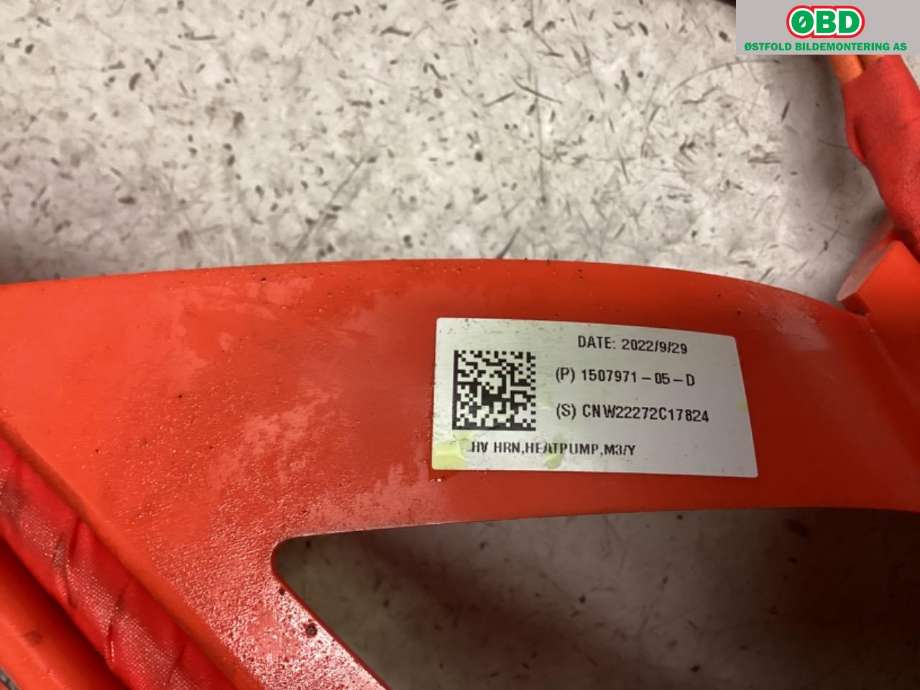 Kabel høy volt (HV) hybrid til Tesla Model Y 2021-2024 (Type I)  (1507971-05-D|)