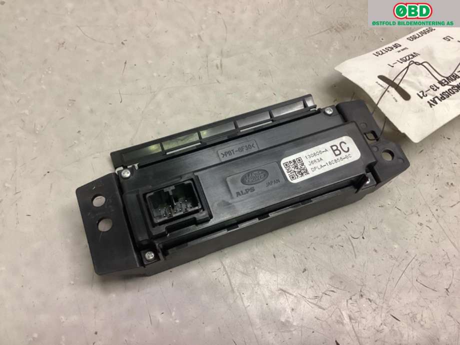 Multimedia display (MCU - Media Controller Unit) til Land Rover Range Rover 2013-->> (Type IV) (LAND-ROVER|LR042098||DPLA18C858BC)