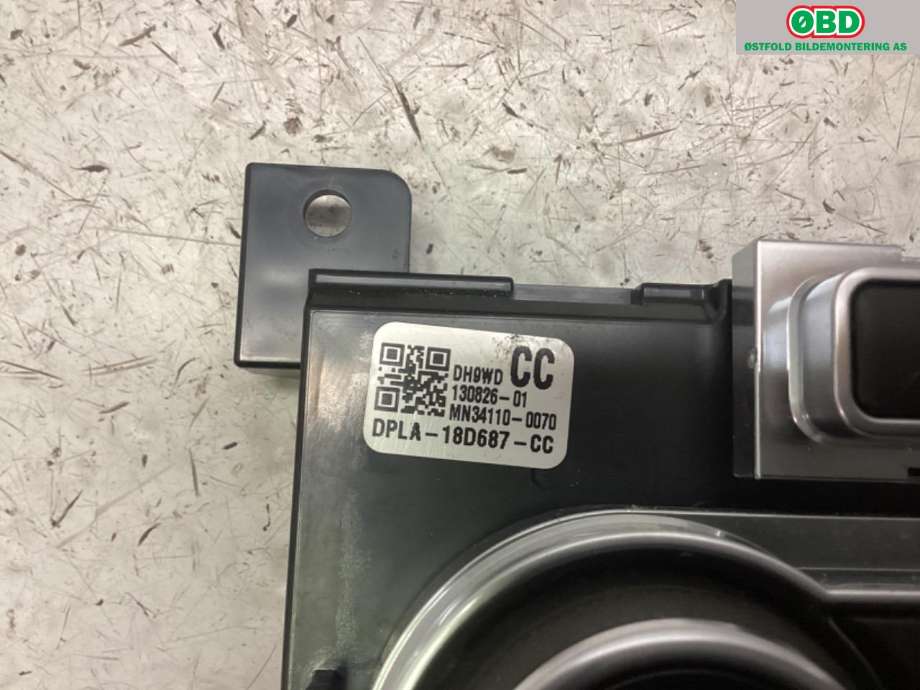 Varmeapparat betjening til Land Rover Range Rover 2013-->> (Type IV) (LAND-ROVER|LR042108||DPLA18D687CC)