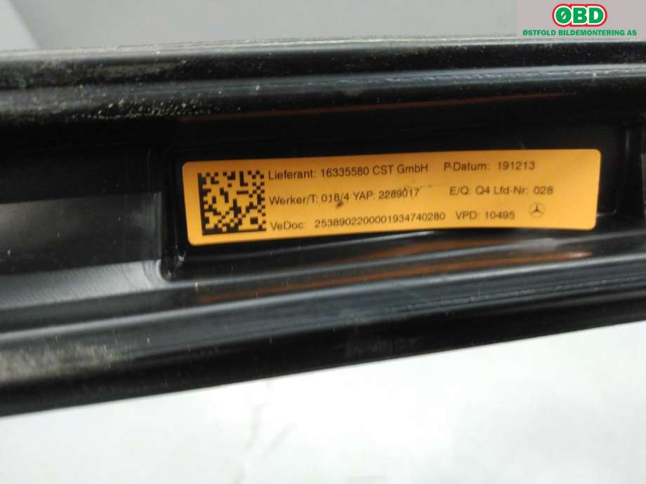 Takrails til Mercedes GLC 2015-2022 (X253) (X253) (MERCEDES|A 253 890 22 00||2538902200)