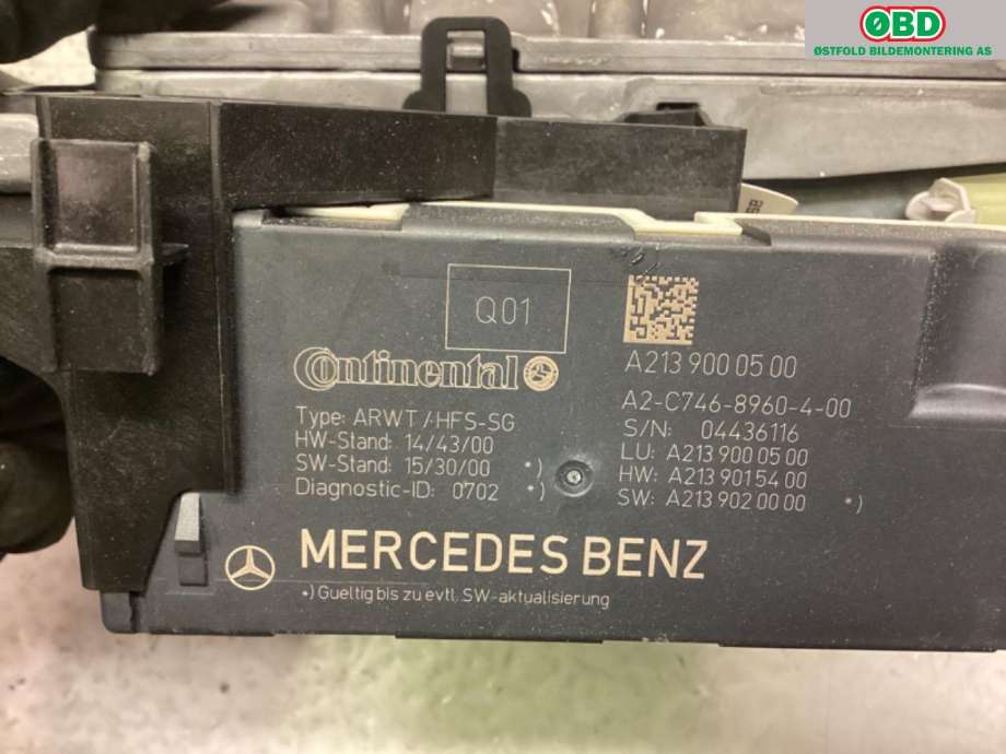 Baklukeåpner motor til Mercedes GLC 2015-2022 (X253) (X253) (MERCEDES|A 099 760 24 02||0997602402)