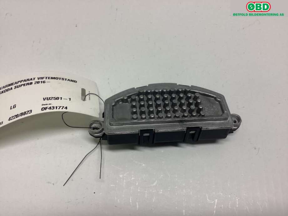 Varmeapparat motstand til Škoda Superb 2015-->> (Type III) (SKODA|5Q0 907 521 C|)