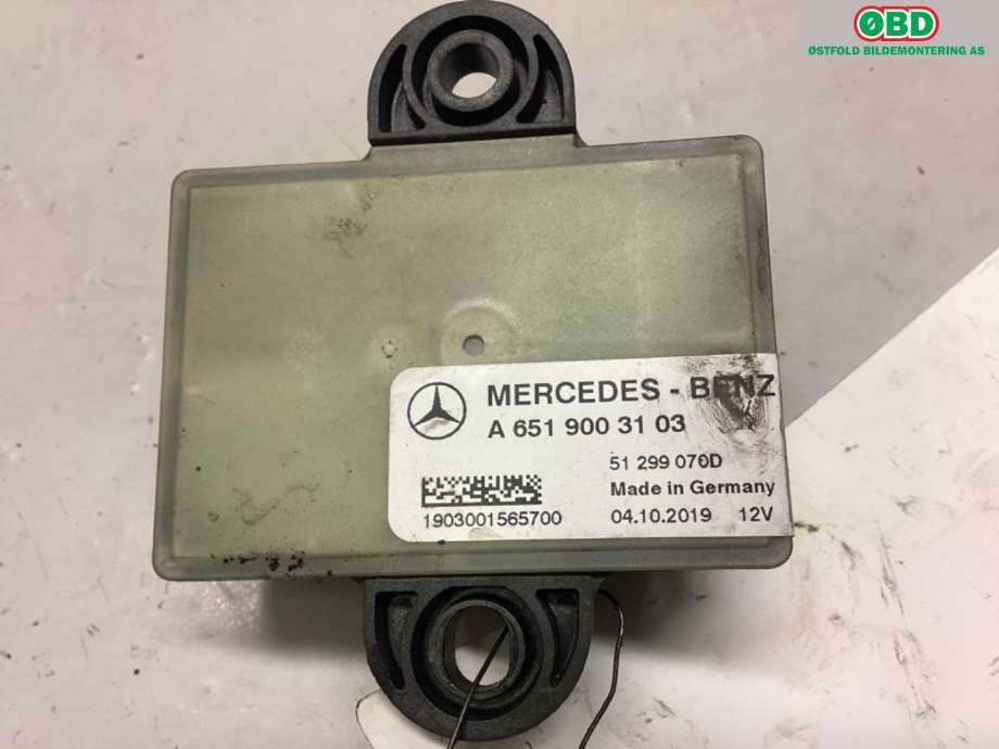 Rele gløde til Mercedes Sprinter 2018-->> (907/910) (907/910) (MERCEDES|A 651 900 31 03|)