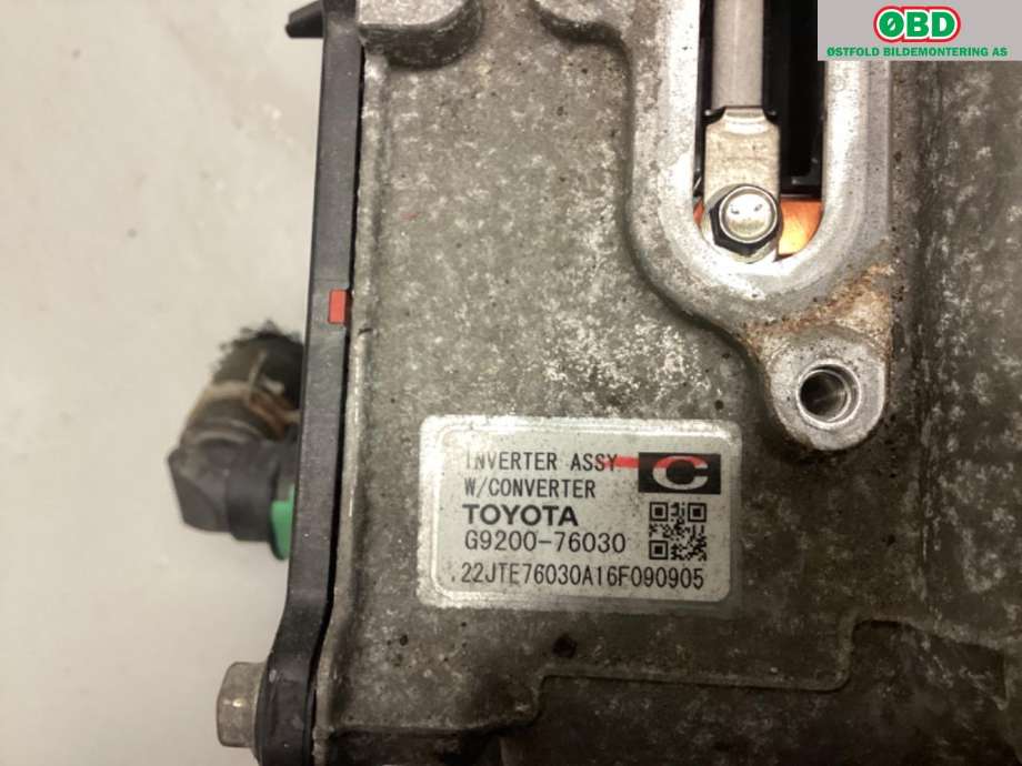 Inverter elbil til Toyota Auris 2015-2019 (Type II, Fase 2)  (TOYOTA|G920079025|)