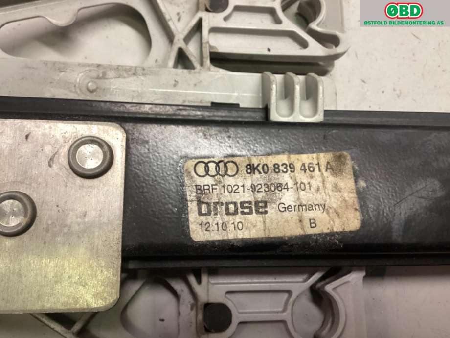 Ruteheis høyre bak til Audi A4, Allroad 2009-2016 (Type I) (B8) (B8) (AUDI|8K0 839 462 A|8K0 959 812 A|)