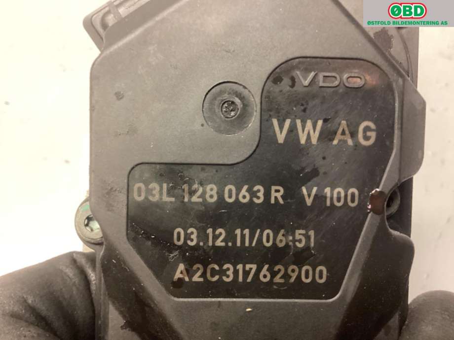 Spjeldhus til Audi Q5 2012-2017 (Type I, Fase 2)  (AUDI|03L 128 063 R|)