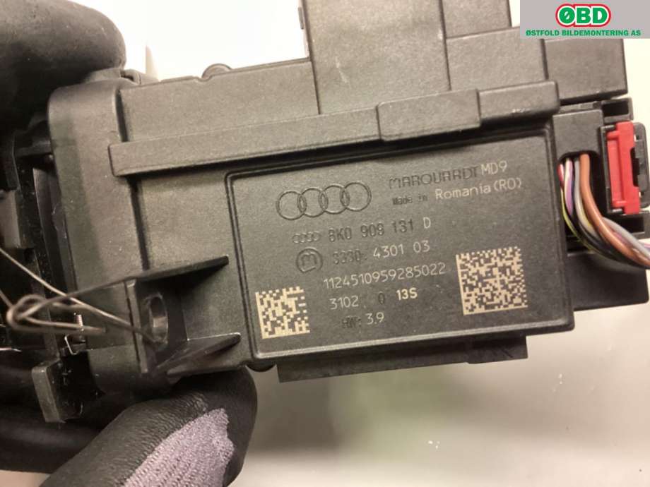 Tenningslås til Audi Q5 2012-2017 (Type I, Fase 2)  (AUDI|8K0 909 131 D|)