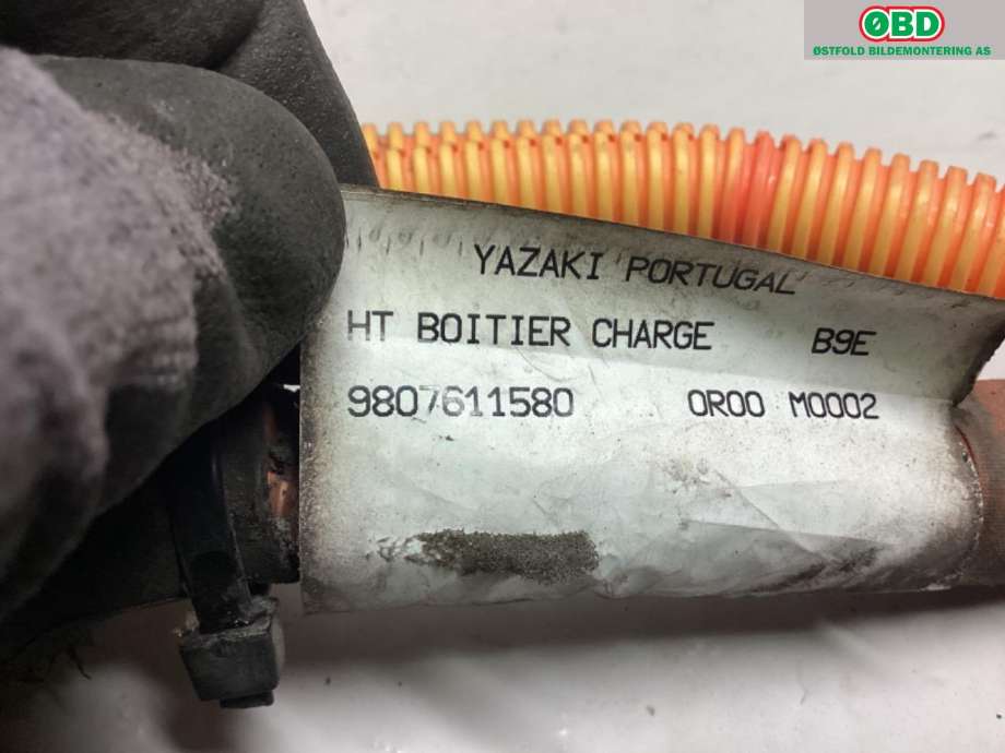 Batterilader (OBC - On Board Charger) til Peugeot Partner 2015-2019 (Type II, Fase 2)  (PEUGEOT|98 076 115 80||9807611580)
