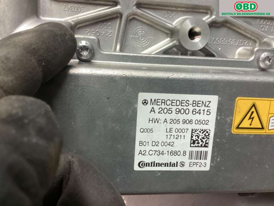 Inverter hybrid til Mercedes C-Klasse 2018-2021 (Fase 2) (W205) (W205) (MERCEDES|A 205 900 64 15|A 205 900 09 36|2059006415)