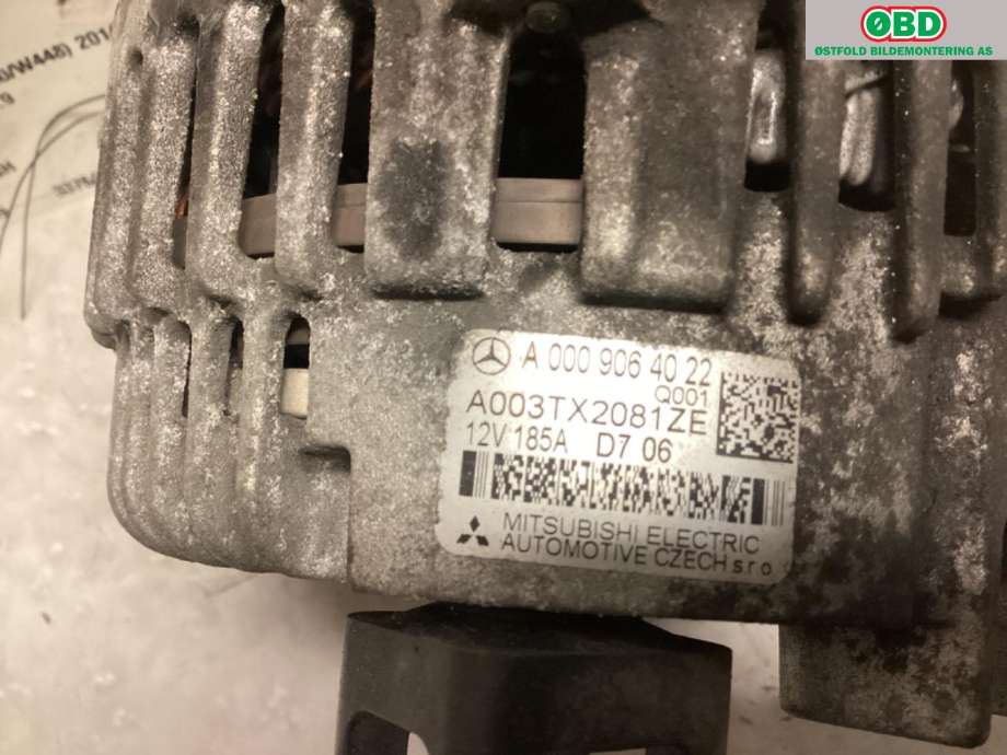 Dynamo til Mercedes Vito 2014-->> (W447) (W447) (MERCEDES|A 000 906 40 22|)