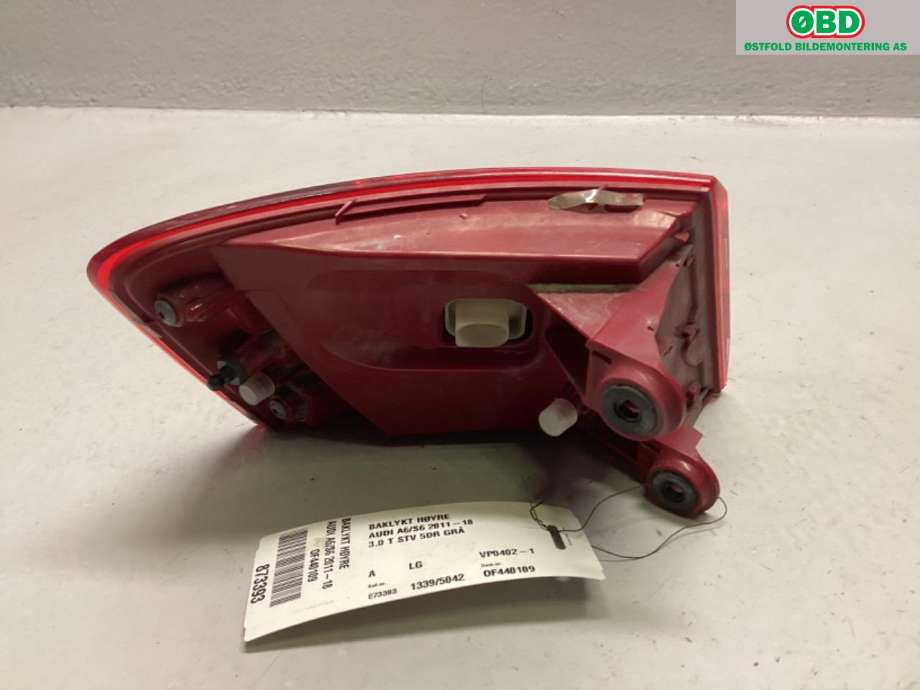 Baklykt høyre til Audi A6 2011-2014 (Type IV, Fase 1) (C7) (C7) (AUDI|4G9 945 096 B|)