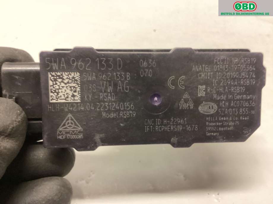 Parkeringssensor foran til VW ID.4 2020-->>  (5WA 962 133 D|)