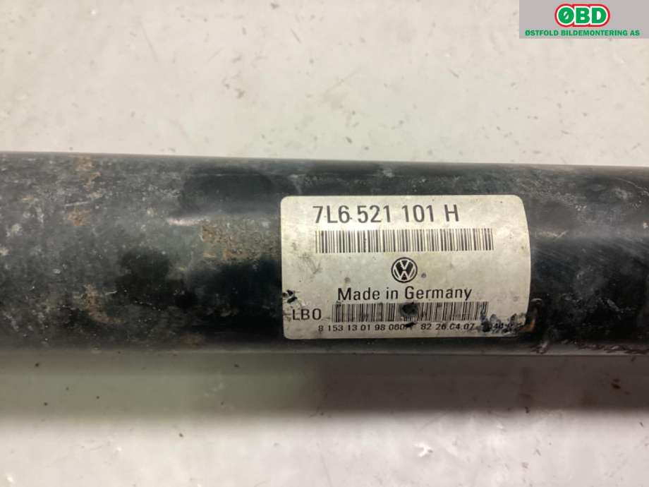 Mellomaksel fremre til Audi Q7 2006-2010 (Type I, Fase 1) (AUDI|7L0 521 101 D|)