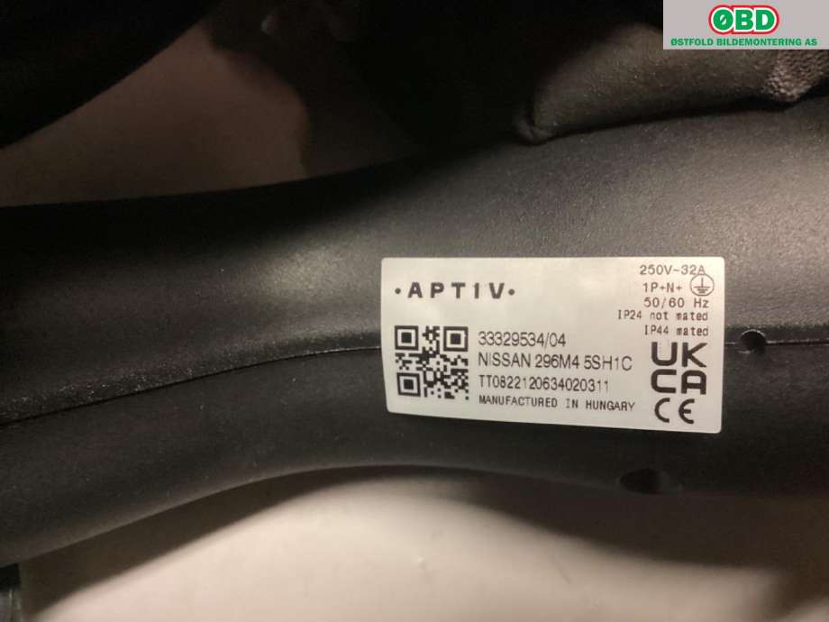 Batterilader kabel til Nissan Leaf 2018-->> (Type II)  (NISSAN||296M45SH1C)