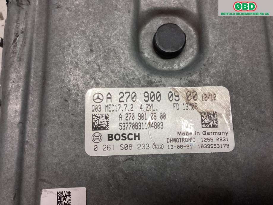 Styreenhet motor til Mercedes A-Klasse 2012-2018 (W176) (W176) (MERCEDES|A 270 900 09 00|)