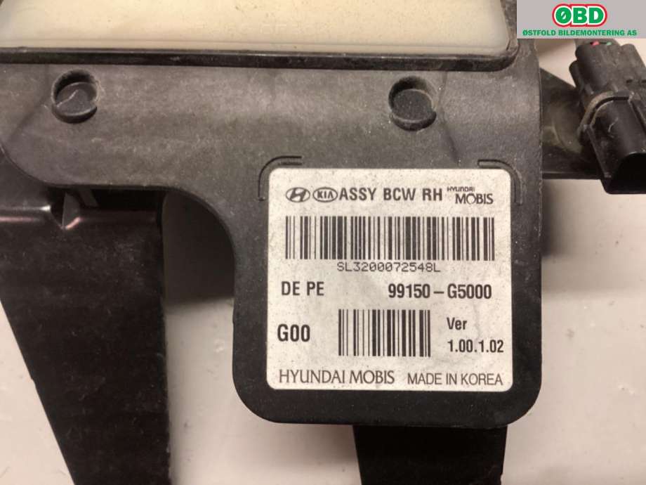 Sensor radar til Kia Niro 2021-->>  (KIA|99150G5000|)