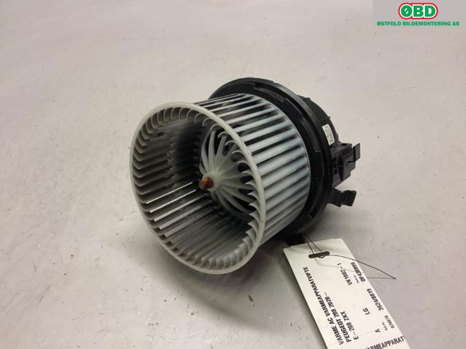 Varmeapparat motor til Peugeot 208 2019-->> (Type II) (PEUGEOT|98 333 804 80|)
