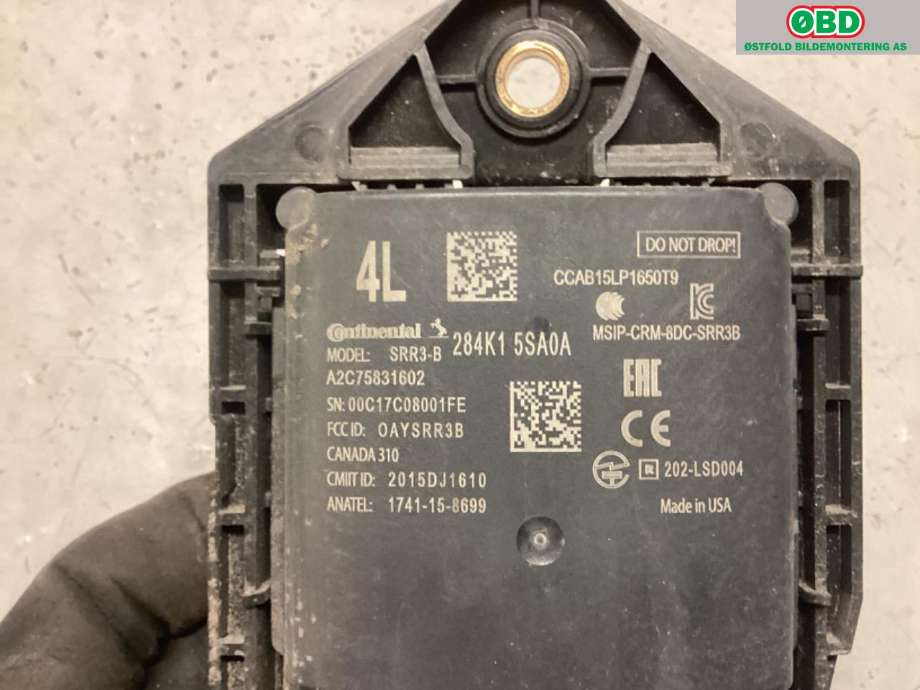 Sensor radar til Nissan Leaf 2018-->> (Type II) (NISSAN|284K15SA0A|)