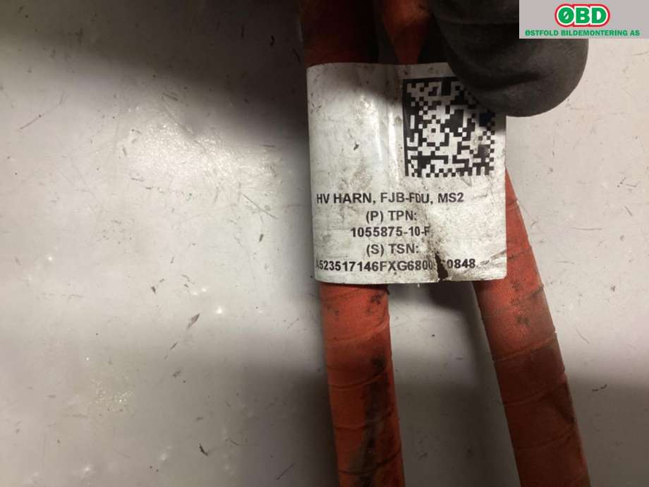 Kabel høy volt (HV) hybrid til Tesla Model S 2016-2021 (Fase 2)  (TESLA|1055875-10-F|)