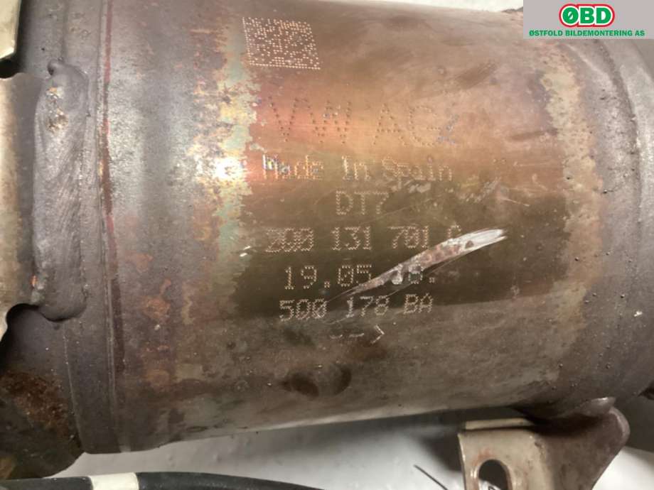 Katalysator til VW Polo 2017-2021 (Type VI, Fase 1) (VOLKSWAGEN|2Q0 254 503 BX|)