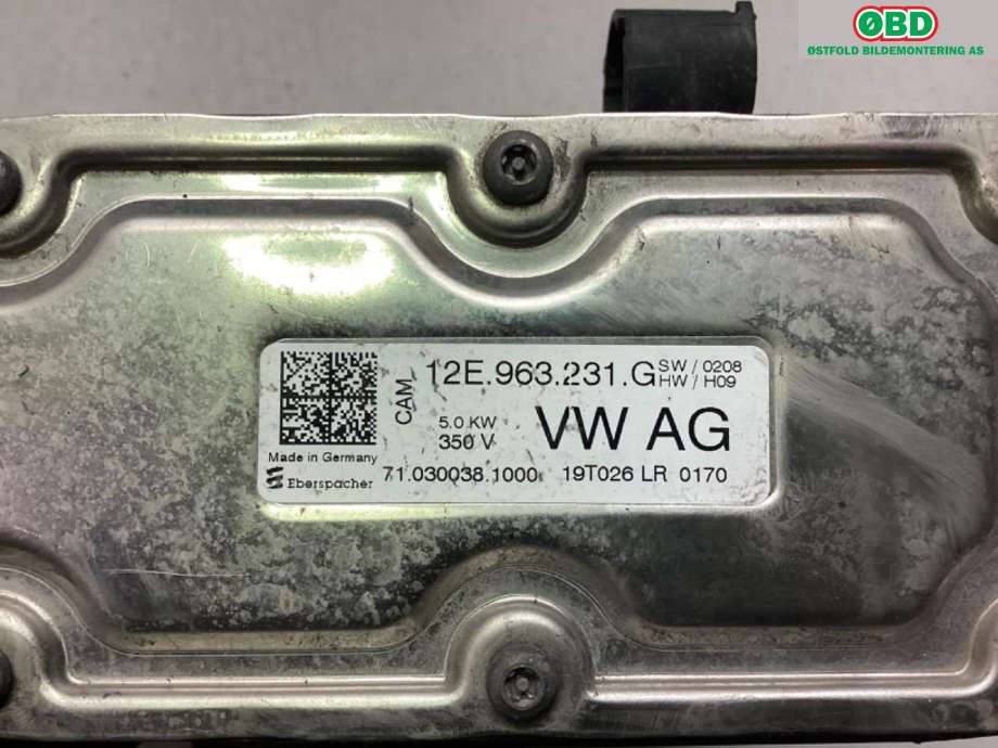 Varmeapparat register til VW e-Golf 2017-2020 (Fase 2)  (VOLKSWAGEN|5QE 819 013 AD||12E963231G)